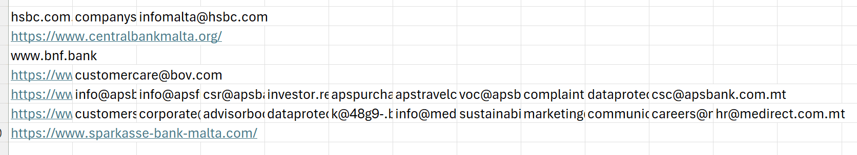 estrattore-email-excel-lista-website