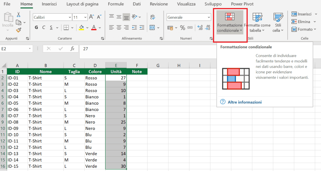 Formattazione Condizionale Excel Guida Definitiva 9964